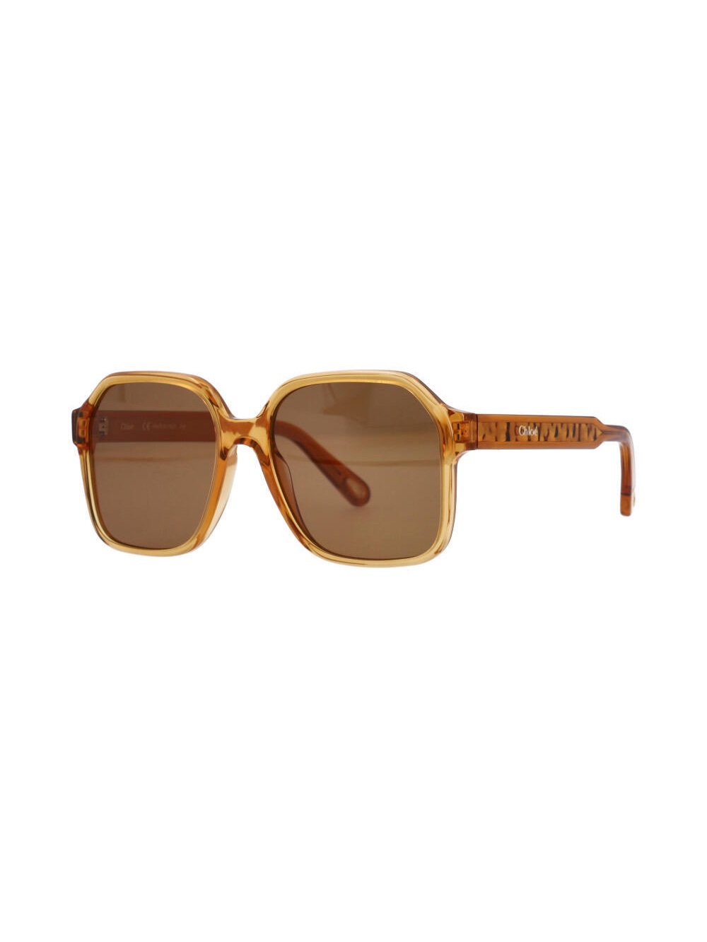 Chloé Willow CE761S Light Brown Oversized Square Sunglasses